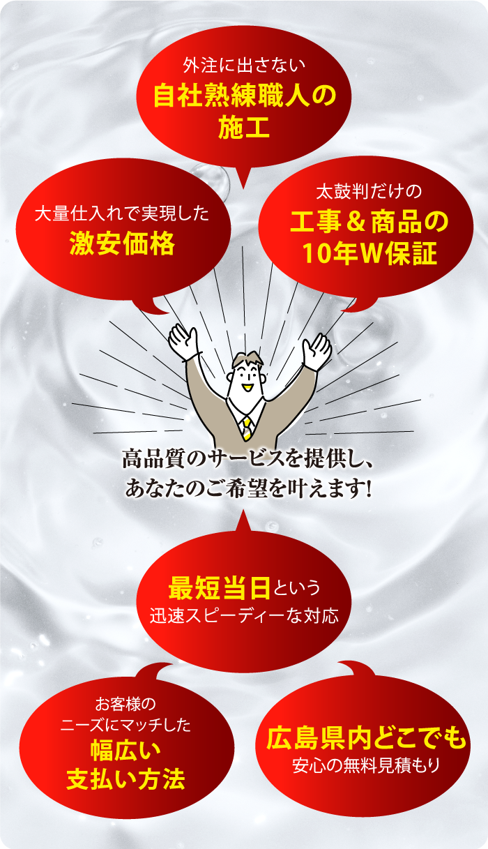 あなたのご希望を叶えます！